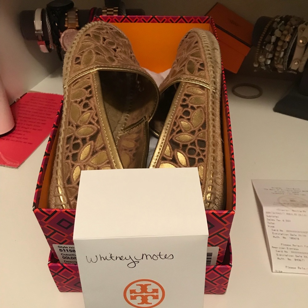 Auth. Tory Burch Espadrilles